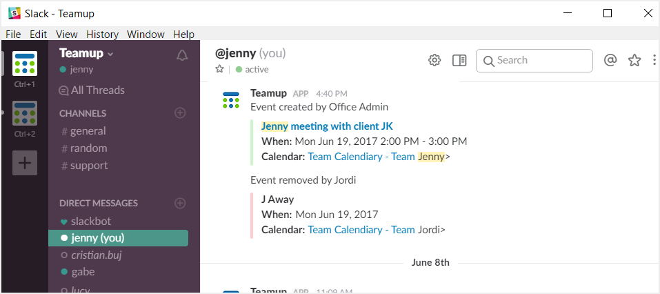 Slack Integration (2): Post Calendar Notifications to Slackbot or