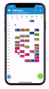 filter events by status on iOS app