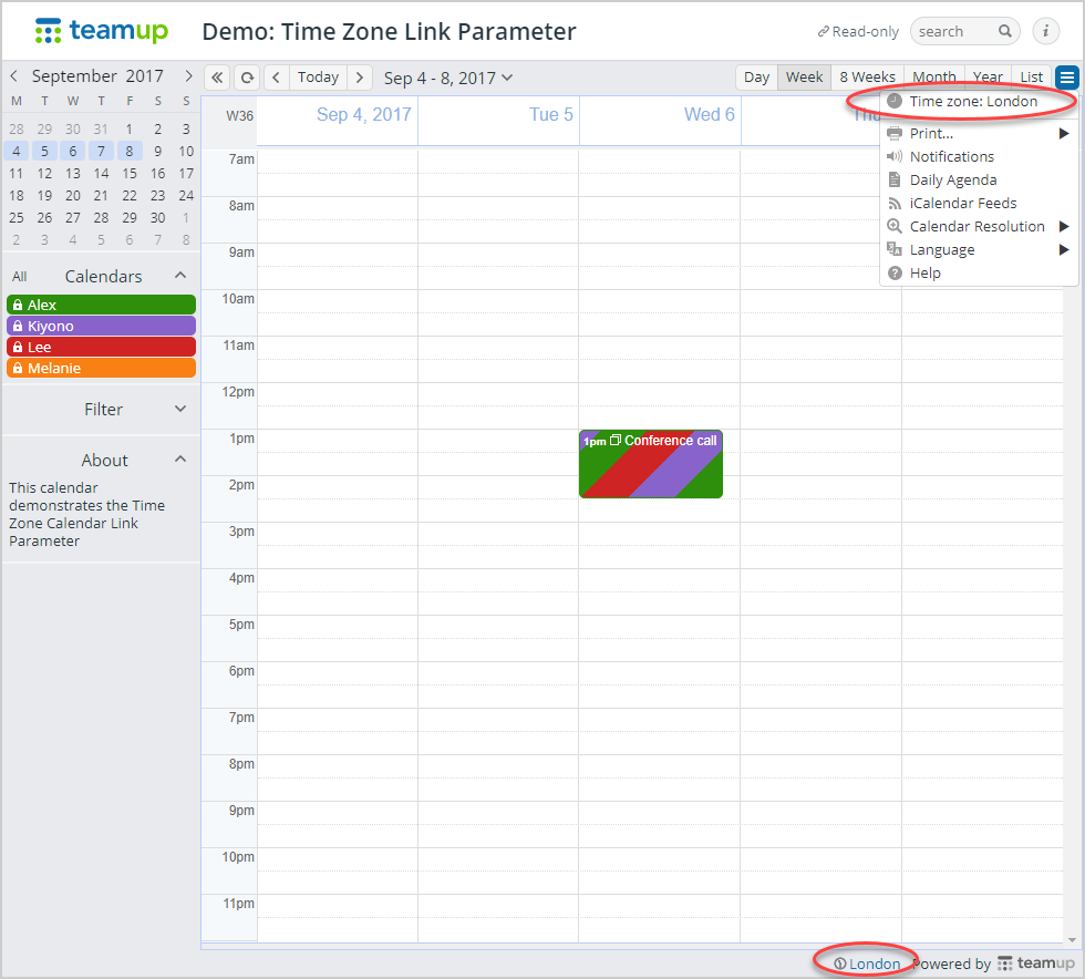 Time Zone Support In Teamup Calendar Time Zone Support In Teamup Calendar