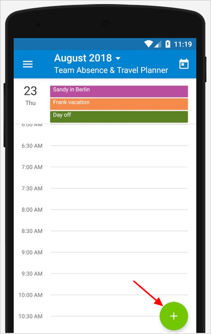 calendar app android