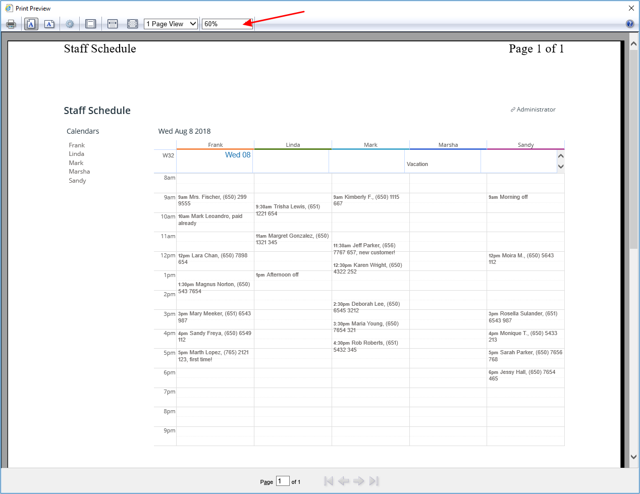 Calendar Printouts Print with Explorer