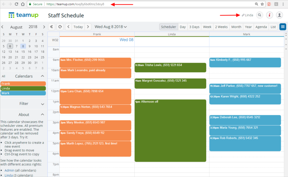 Customize Access with Shareable Calendar Links Customize Access with Shareable Calendar Links
