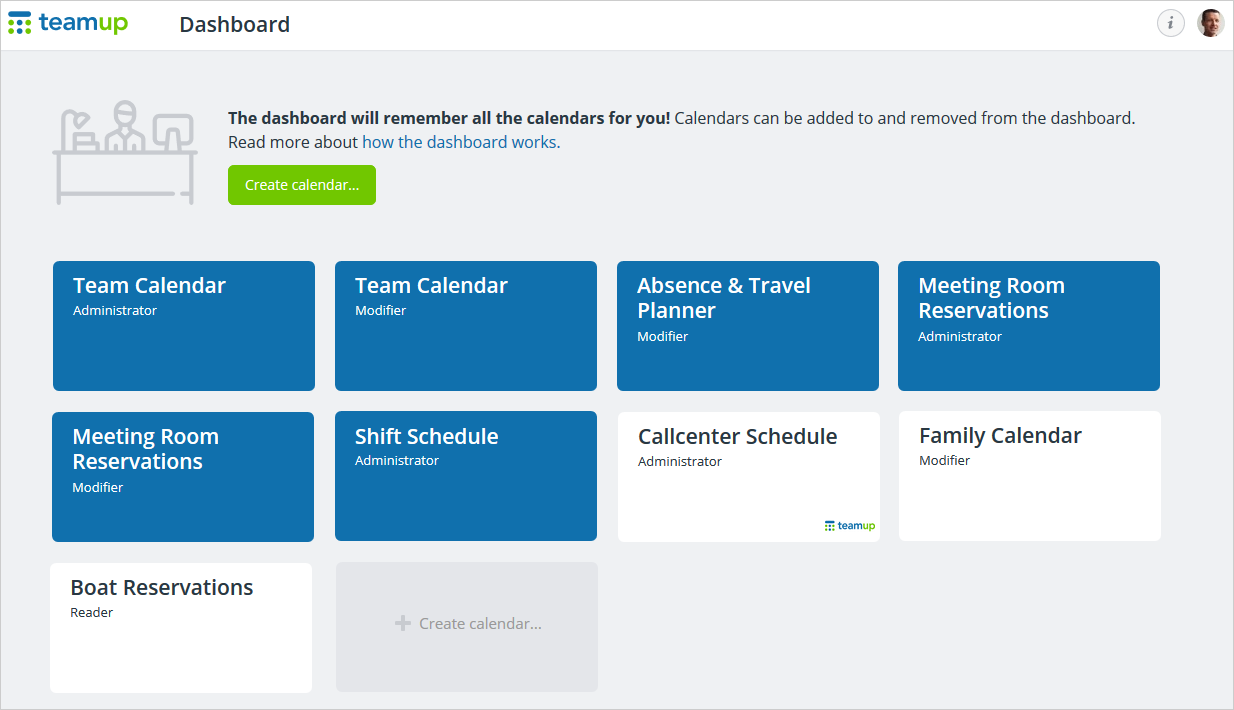 The Calendar Dashboard