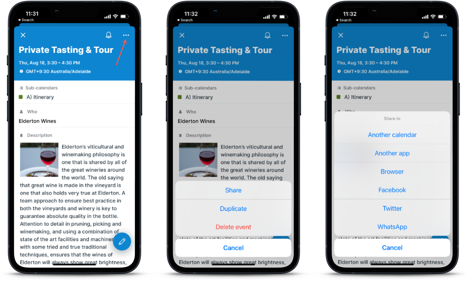 Mobile share teamup app 2022