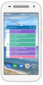 Teamup calendar widget for your mobile devices