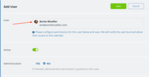 Account-based user with a Teamup account