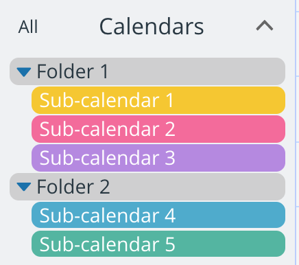 How to Use Color-Coded Sub-Calendars