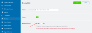 administrator link how to create