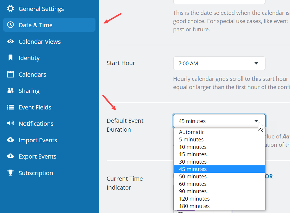 How to Set Up and Use Default Event Duration