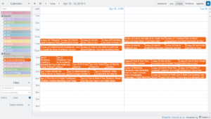 toggle to show events on subcalendar